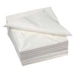 SERVIETTES NAP BLANCHES 40x40 2 PLIS 