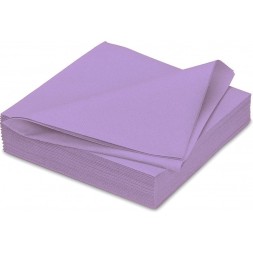 SERVIETTES 30x39 2 PLIS LAVANDE