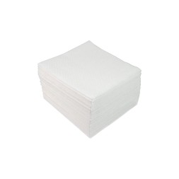 SERVIETTES BLANCHES 33 X 33 