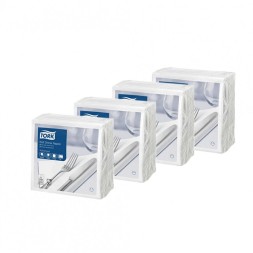 SERVIETTES BLANCHES PAR 1200 TORK 