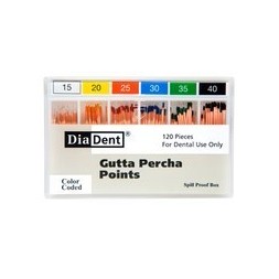 POINTES GUTTA ISO 6% ASSORTIES 45-80 X60 DIADENT ML 159-692 