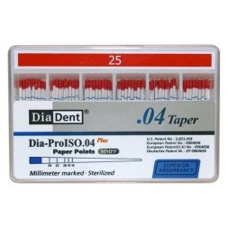 POINTES PAPIER DIA PROISO PLUS STERILES N°40 4% REF MP258-708 