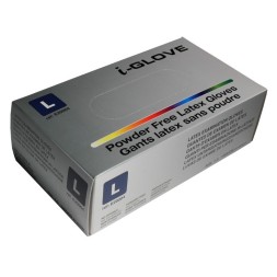 GANTS I-GLOVE LATEX TAILLE L NP X100 REF E20004