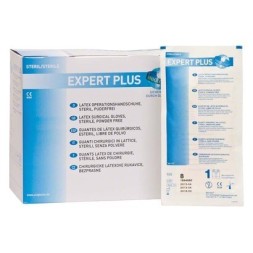 GANTS STERILES EXPERT PLUS TAILLE 7.5 NP X50