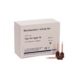 EMBOUTS MELANGEURS MARRONS ORANGE TYPE 14 X50 VOCO 2194 