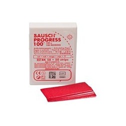 BANDES PREDECOUP. PROGRESS 100 X50 ROUGE BAUSCH BK 58