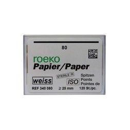 POINTES DE PAPIER BLANCHE N°80   X 120 ROEKO 340080 
