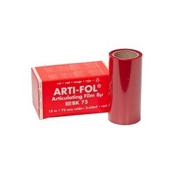 PAPIER ARTICULER BK 75 ROUGE BAUSCH ARTI FOL O MICRONS 75MM 