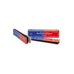 PAPIER ARTICULER 104X20MM 40µ BK80 BLEU/ROUGE X200 BAUSCH