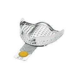 PORTE EMPREINTE INOX PERFORE HAUT U2 REF 2801-U2 ASA 