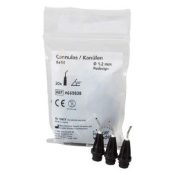 CANULES LUER LOCK 1.2MM NOIR X20 VIVADENT 669838