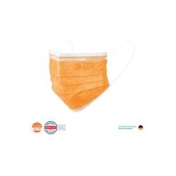 MASQUES ORANGE A ELASTIQUES 3 PLIS TYPE 2R X50