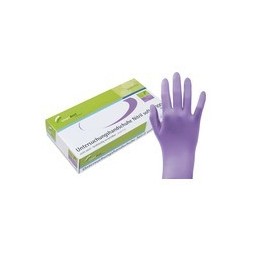 GANTS NITRILE  SOFT LILAS SMAR TAILLE S NP X100 REF 117478 
