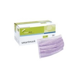 MASQUE A ELASTIQUE LILA X 50 SMARTDENT