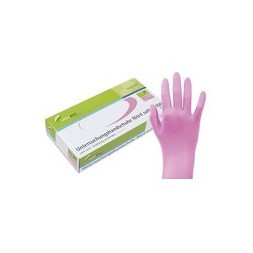 GANTS SOFT NITRIL ROSE  SMALL SMARTDENT  BTE DE 100