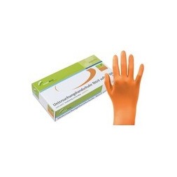 GANTS NITRIL ORANGES SMARTDENT TAILLE M NP X100 REF 117508