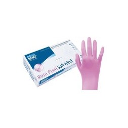 GANTS SOFT NITRIL ROSE  XS 