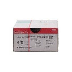 FIL NOVOSYN QUICK 4/0 70CM DS16 X36 REF C3046213