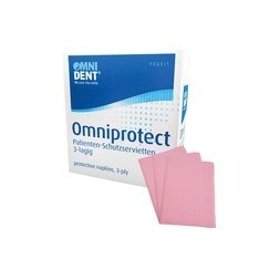 SERVIETTES OMNIPROTECT ROSES CTN 500