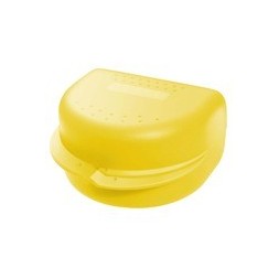 BOÎTE POUR APPAREIL DENTAIRE OMNI JAUNE GRANDE PC 