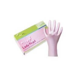 SMART LADY PEARL GANTS NITRIL E ROSE TAILLE M PA 100