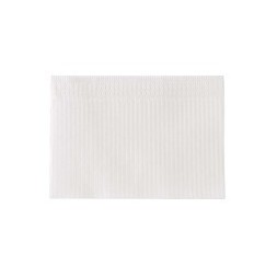 SERVIETTES PLASTIFIEES BLANCHE