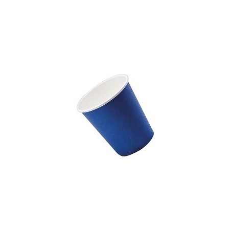 GOBELET DE BAIN DE BOUCHE SMA RT EN PAPIER DUR BLEU FONCÉ P 