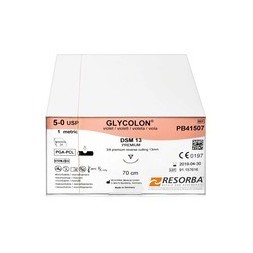 GLYCOLON EN 5-0   PB41507 DSM 13 VIOLET X 24   70 CM
