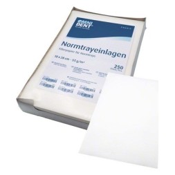 PROTECTION FOND PLATEAUX X250 28X18CM BLANC OMNIDENT 79166