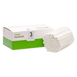 ROULEAUX COTON PAROTIS N°3 ADULTE X100 ROEKO 160003