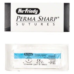 FILS SUT. PERMA SHARP PSN683S BTE12 C6-18,7MM-SOIE 4-0 HU FR 