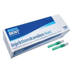 CANULES D'INJECTION OMNI 0.3X 23MM VERT PA 100