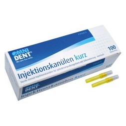 CANULES D'INJECTION OMNI 0.4X 23MM JAUNE PA 100