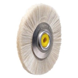 OMNI BROSSE À RELUIRE SOUPLE POIL DE CHÈVRE NOYAU MÉTALLIQ