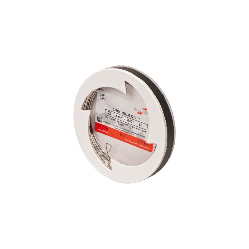 BOBINE DE FIL CHROMIUM PACK LA BO 8MM DUR REF 8333.1 SCHEU 