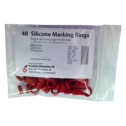 BAGUES DE MARQUAGE PD ROUGES 10.0 MM  X  48 