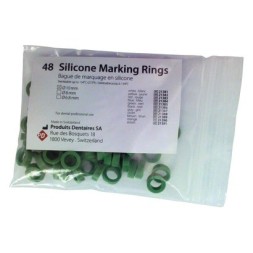 BAGUES DE MARQUAGE PD VERTES  10 MM    X 48 