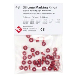 BAGUES DE MARQUAGE PD ROUGES 6.8 MM X 48 REF 213-43
