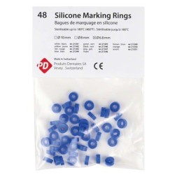 BAGUES DE MARQUAGE BLEUES Ø6.8MM X48 PD 21344
