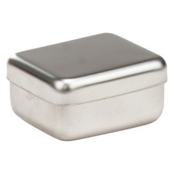 BOITE INOX AVEC COUVERCLE 5 X4