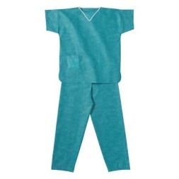 PYJAMA FOLIODRESS EN SMALL NON STER. X 50 VERT  992515