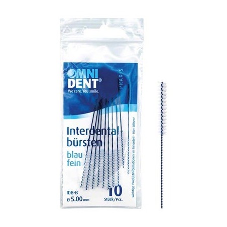 OMNI BROSSES INTERDENTAIRES B LEU FIN BTL 10 