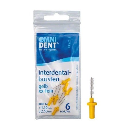 BROSSES INTERDENTAIRES OMNI P OUR SUPPORT JAUNE XX-FIN BTL 