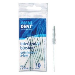BROSSES INTERDENTAIRES OMNI V ERT CONIQUE X-FINE BTL 10