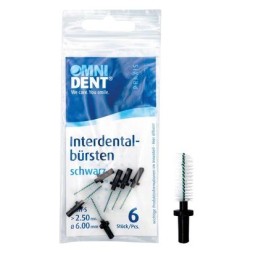 BROSSES INTERDENTAIRES OMNI P OUR SUPPORT NOIR BTL 6