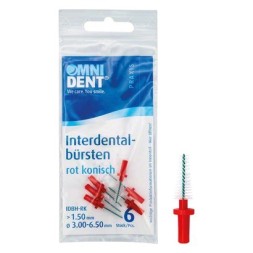 BROSSES INTERDENTAIRES OMNI P OUR SUPPORT ROUGE CONIQUE BTL