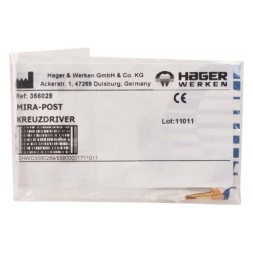 MIRA POST CLE CRUCIFORME X1 HAGER & WERGEN REF 356028