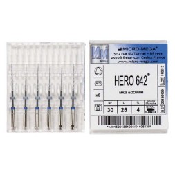 HERO 642 METAL N° 30 L25MM 4% X6 MICRO MEGA REF 20136109 