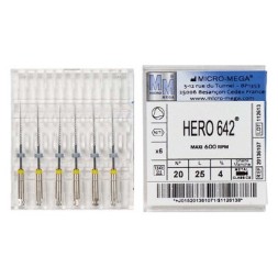 HERO 642 METAL N°20 L25MM 4% X6 MICRO MEGA REF 20136107 