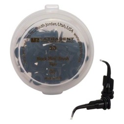 BLACK MINI BRUSH TIPS UP 190 X20 NOIRS ULTRADENT